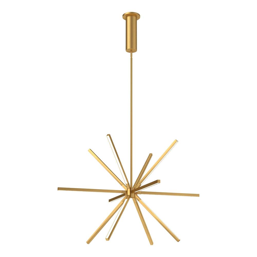Kuzco Sirius Minor Sirius Minor 32-in Brushed Gold Led Chandeliers