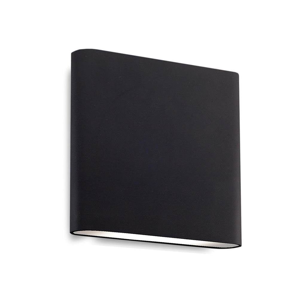 Kuzco Slate 6-in Brushed Gold Led Wall Sconce