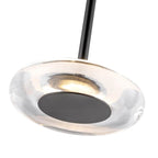Kuzco PD97204-BK/CL Black,Clear Glass Stephord 4-in Black/clear Glass Led Pendant Image 3