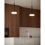 Kuzco PD97204-BK/FR Black,Frosted Glass Stephord 4-in Black/frosted Glass Led Pendant Image 3
