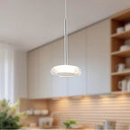 Kuzco PD97204-CH/CL Chrome,Clear Glass Stephord 4-in Chrome/clear Glass Led Pendant Image 2