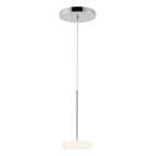 Kuzco Stephord 4-in Black/clear Glass Led Pendant