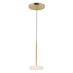 Kuzco Stephord 4-in Black/clear Glass Led Pendant