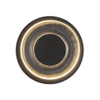 Kuzco Stephord 4-in Black/clear Glass Led Wall Sconce