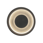 Kuzco Stephord 4-in Black/clear Glass Led Wall Sconce