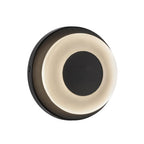 Kuzco WS97204-BK/FR Black,Frosted Glass Stephord 4-in Black/frosted Glass Led Wall Sconce Image 2