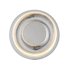 Kuzco Stephord 4-in Black/clear Glass Led Wall Sconce