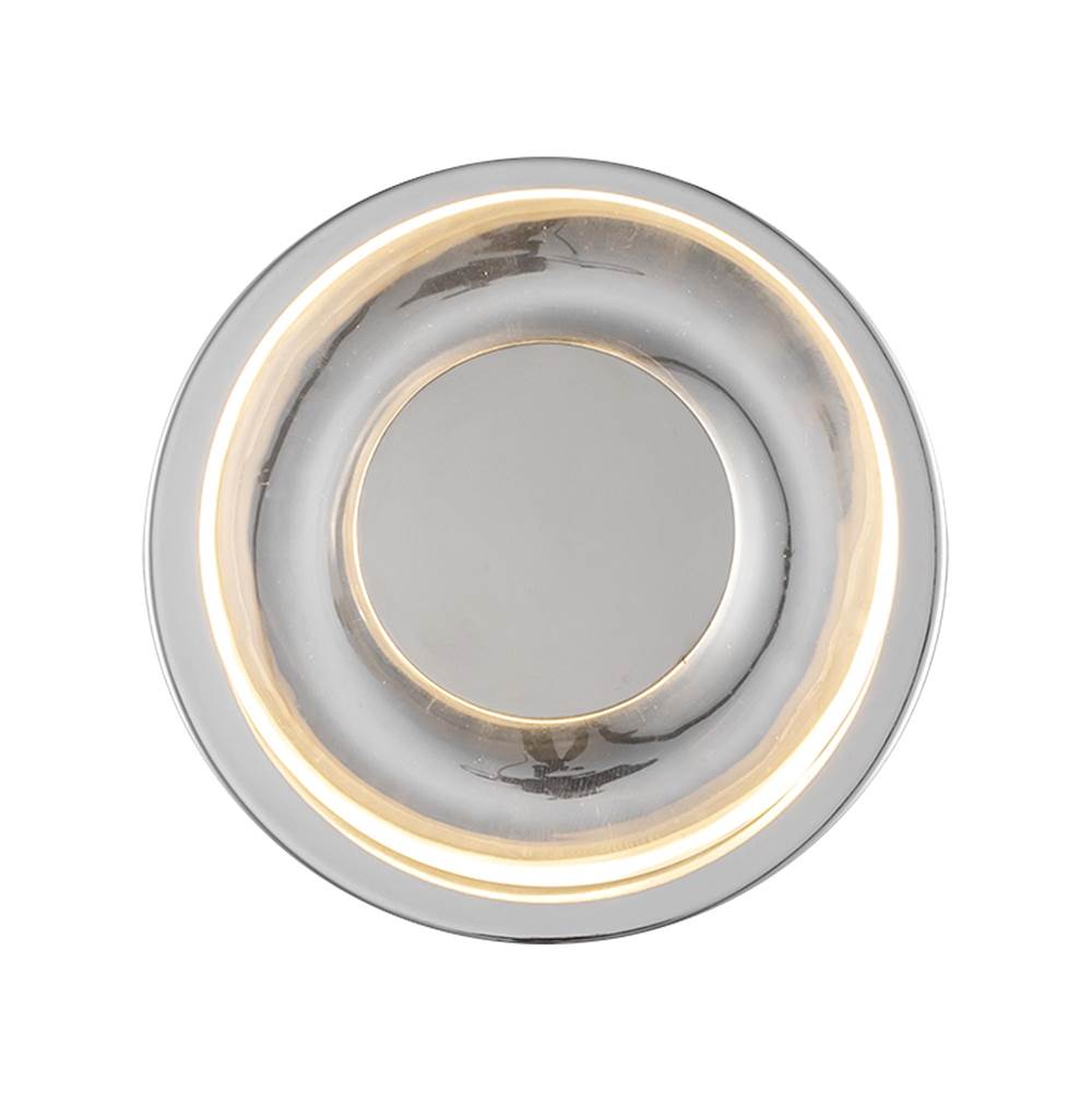 Kuzco Stephord 4-in Black/clear Glass Led Wall Sconce