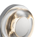 Kuzco WS97204-CH/CL Chrome,Clear Glass Stephord 4-in Chrome/clear Glass Led Wall Sconce Image 2