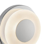 Kuzco WS97204-CH/FR Chrome,Frosted Glass Stephord 4-in Chrome/frosted Glass Led Wall Sconce Image 2