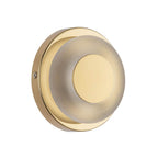 Kuzco WS97204-MRB/FR Metallic Brass,Frosted Glass Stephord 4-in Metallic Brass/frosted Glass Led Wall Sconce Image 3