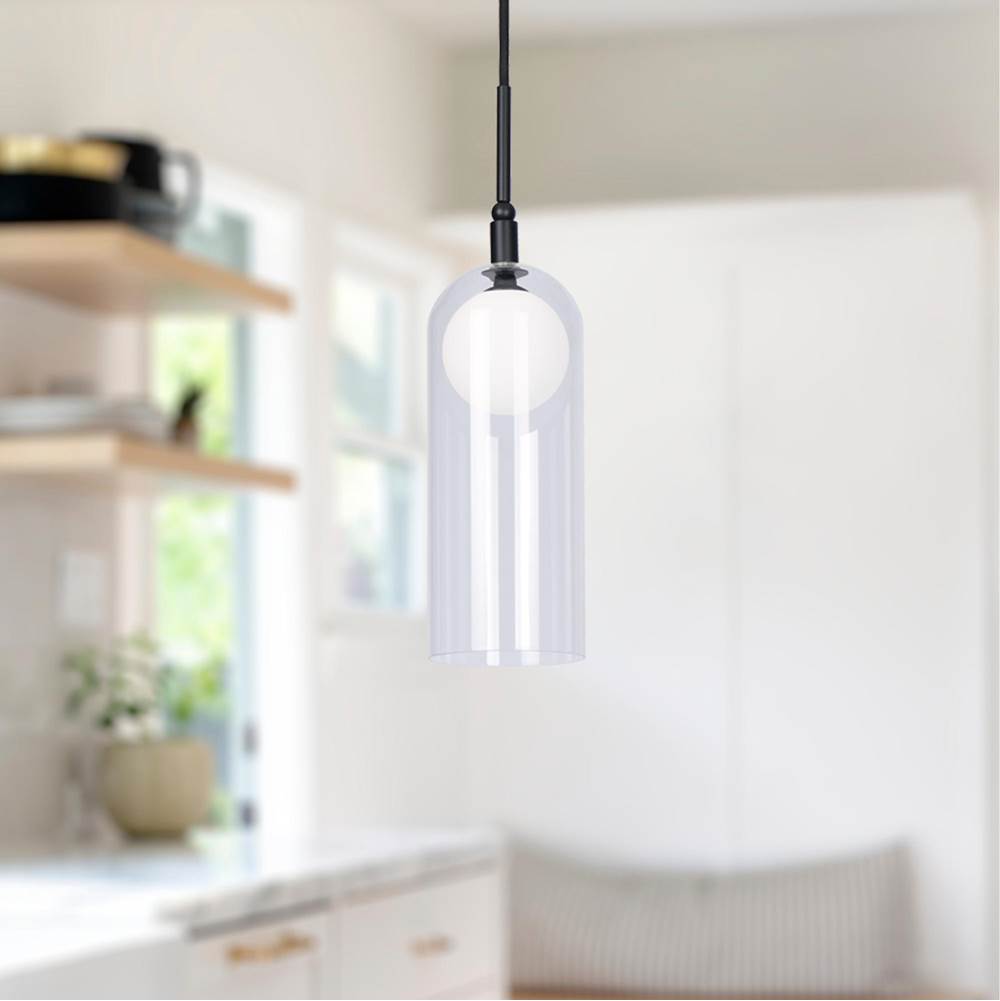 Kuzco PD19804-BK-UNV Black Stylo 4-in Black Led Pendant Image 2