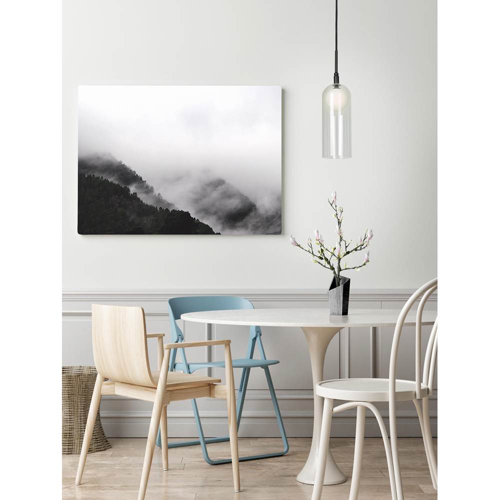Kuzco Stylo 4-in Black Led Pendant