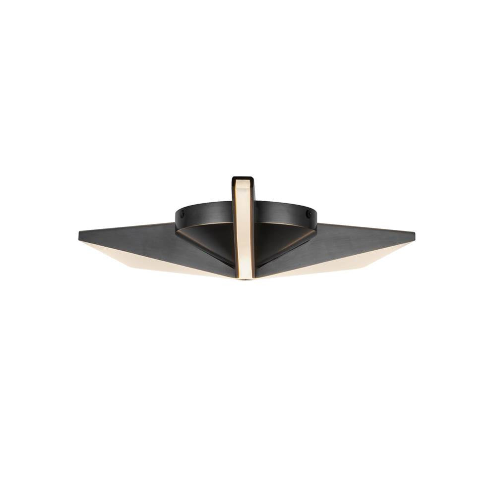 Kuzco FM64215-UB Urban Bronze Tachi 15-in Urban Bronze Led Flush Mount Image 1