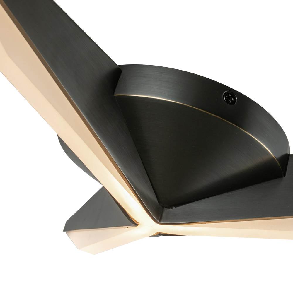 Kuzco FM64215-UB Urban Bronze Tachi 15-in Urban Bronze Led Flush Mount Image 2