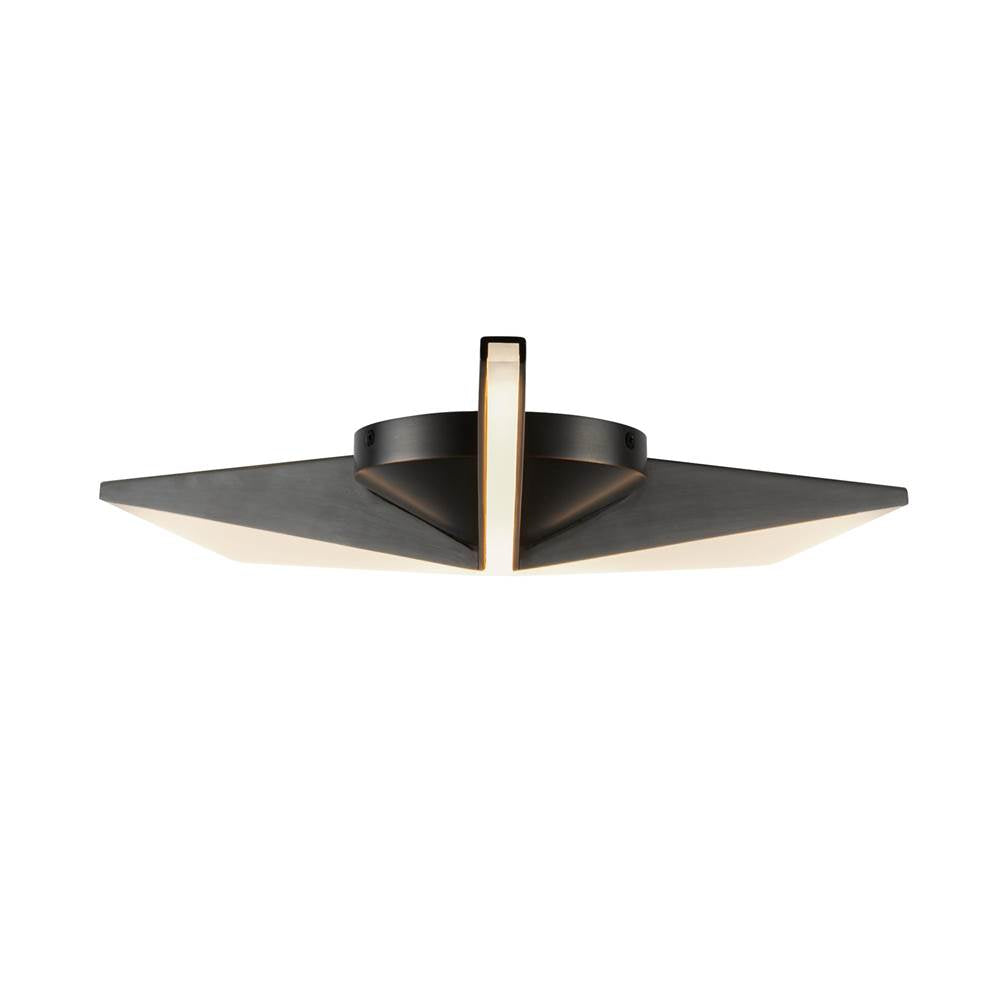 Kuzco FM64218-UB Urban Bronze Tachi 18-in Urban Bronze Led Flush Mount Image 1