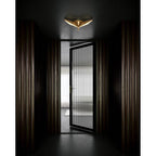 Kuzco FM64218-VB Vintage Brass Tachi 18-in Vintage Brass Led Flush Mount Image 2