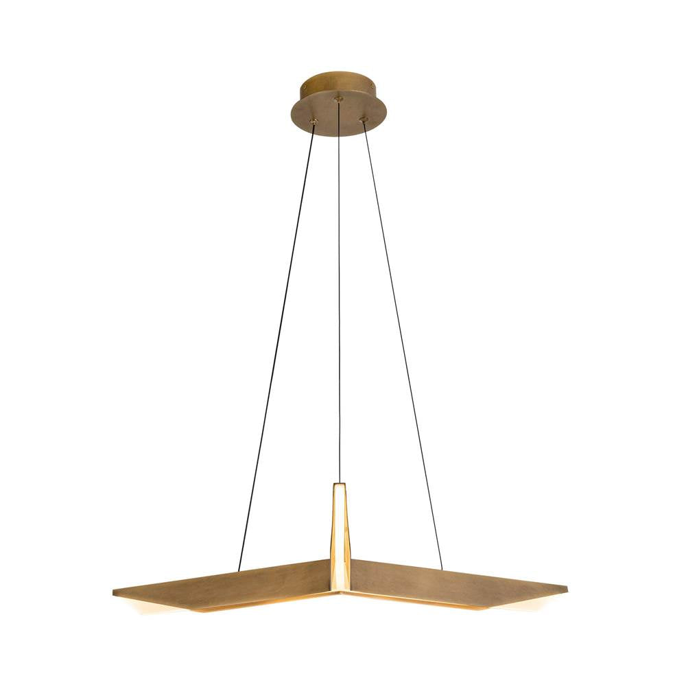 Kuzco Tachi 31-in Urban Bronze Led Pendant