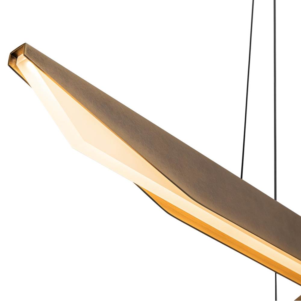 Kuzco PD64231-VB-UNV-010 Vintage Brass Tachi 31-in Vintage Brass Led Pendant Image 2