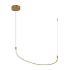 Kuzco LP89036-BG Brushed Gold Talis 36-in Brushed Gold Led Linear Pendant Image 1