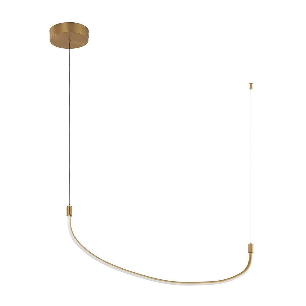 Kuzco LP89036-BG Brushed Gold Talis 36-in Brushed Gold Led Linear Pendant Image 1