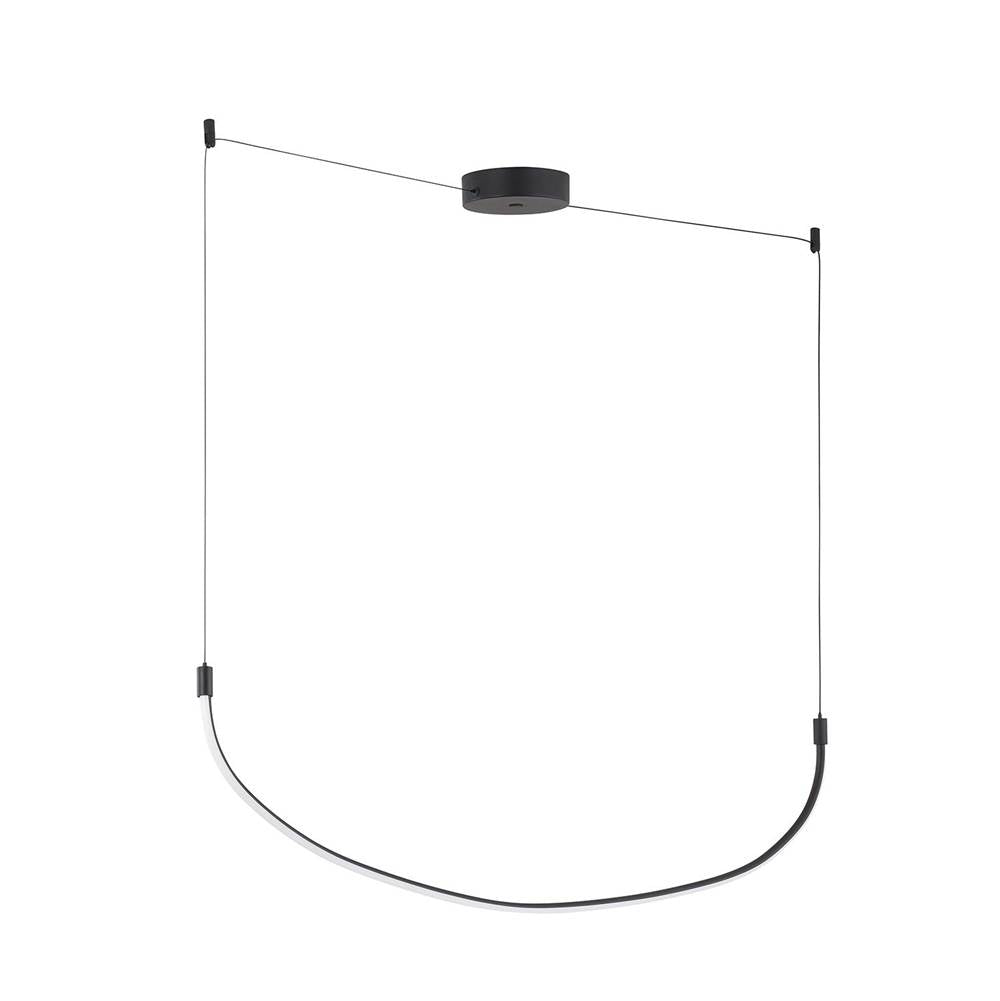 Kuzco Talis 36-in Brushed Gold Led Linear Pendant
