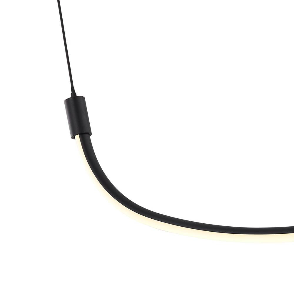 Kuzco LP89036-BK Black Talis 36-in Black Led Linear Pendant Image 2