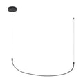 Kuzco LP89048-BK-UNV Black Talis 48-in Black Led Linear Pendant Image 1