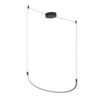 Kuzco Talis 48-in Black Led Linear Pendant