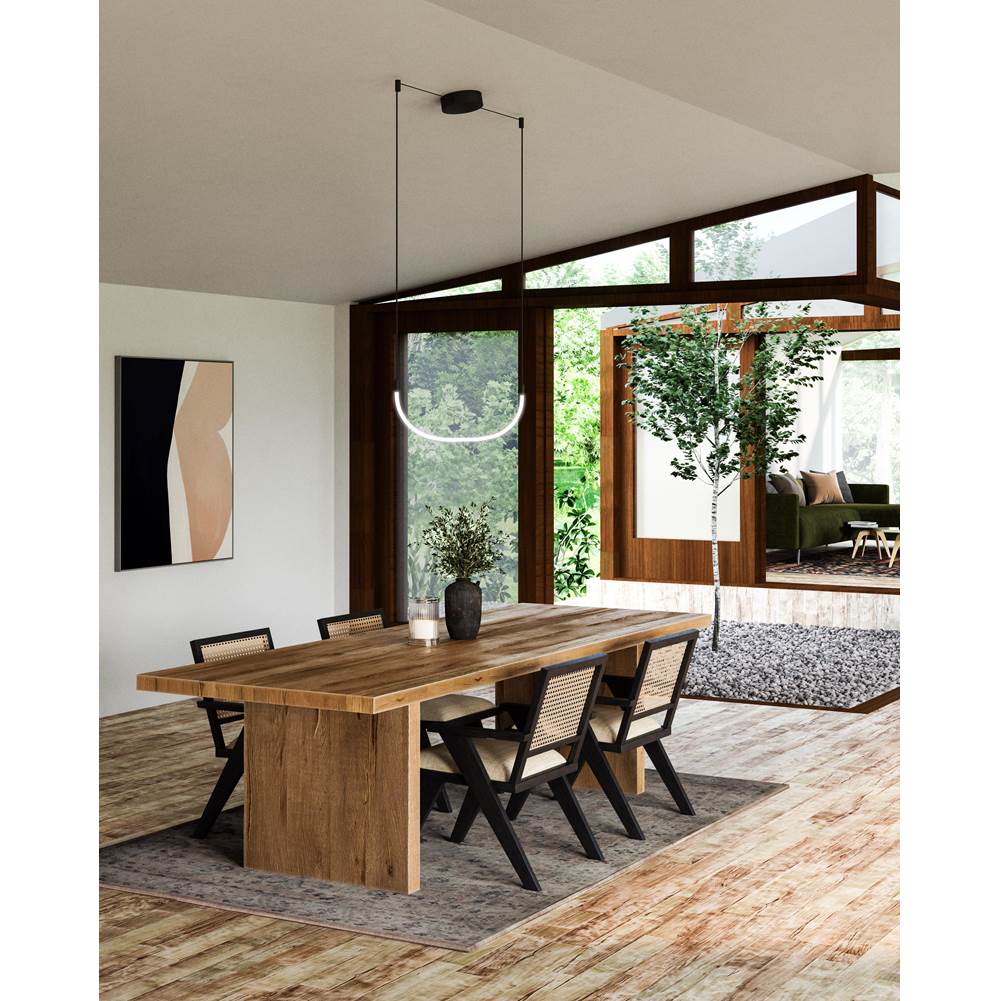 Kuzco LP89048-BK Black Talis 48-in Black Led Linear Pendant Image 2