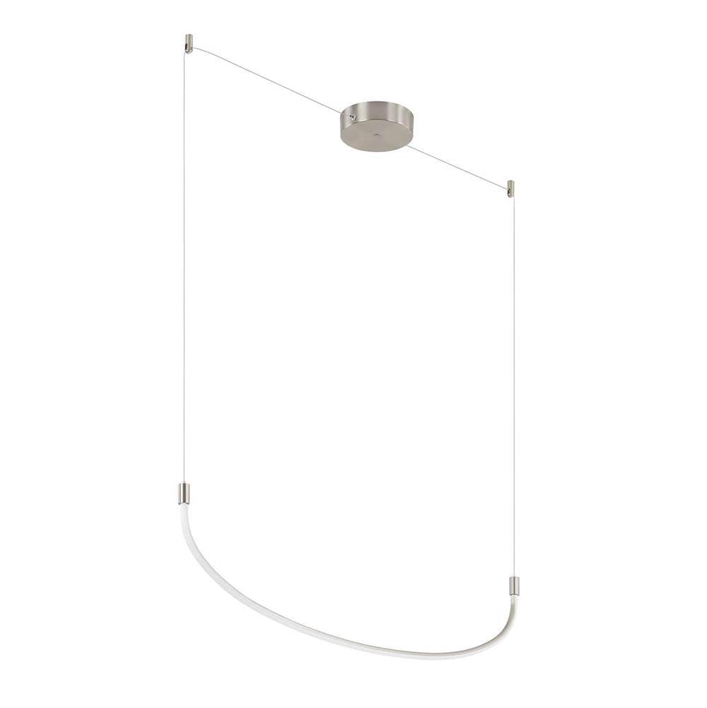 Kuzco Talis 48-in Brushed Gold Led Linear Pendant