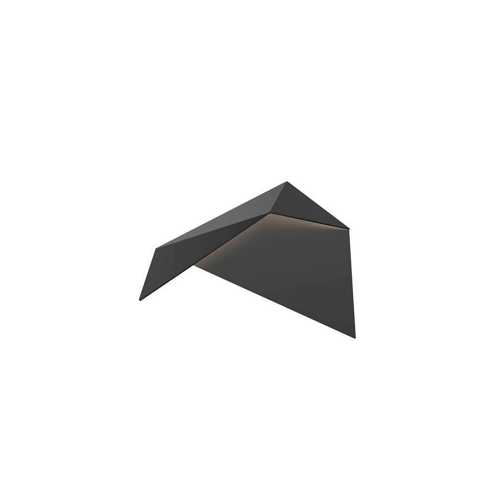 Kuzco WS70410-BK-UNV Black Taro 10-in Black Led Wall Sconce Image 1