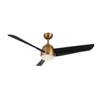 Kuzco CF91954-BG/MB Brushed Gold,Matte Black Thalia 54-in Brushed Gold/matte Black Led Ceiling Fan Image 1