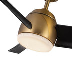 Kuzco CF91954-BG/MB Brushed Gold,Matte Black Thalia 54-in Brushed Gold/matte Black Led Ceiling Fan Image 5