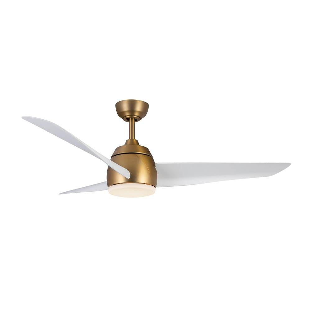 Kuzco CF91954-BG/WH Brushed Gold,Matte White Thalia 54-in Brushed Gold/matte White Led Ceiling Fan Image 9