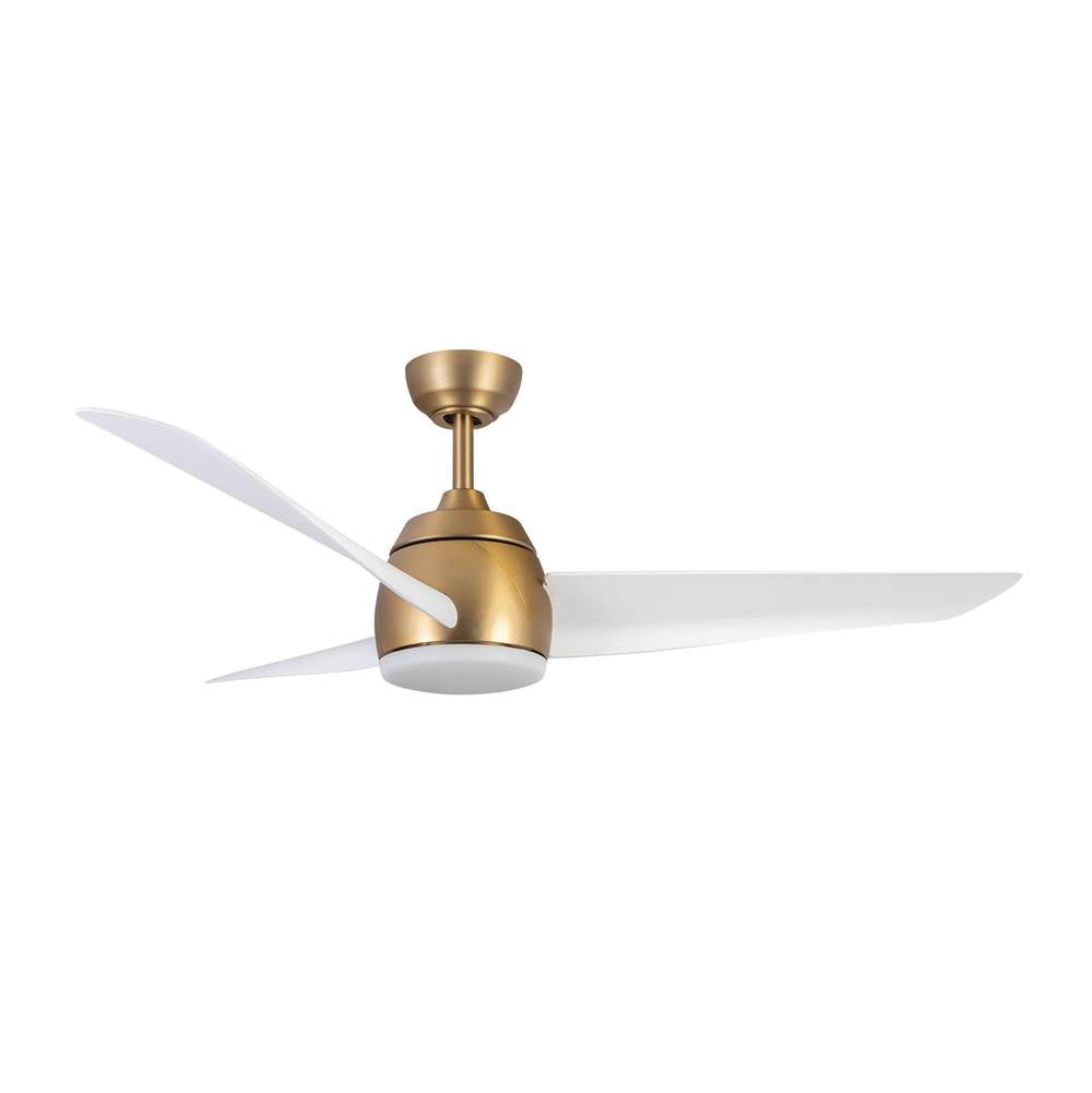 Kuzco CF91954-BG/WH Brushed Gold,Matte White Thalia 54-in Brushed Gold/matte White Led Ceiling Fan Image 8