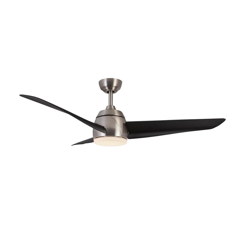 Kuzco CF91954-BN/MB Brushed Nickel,Matte Black Thalia 54-in Brushed Nickel/matte Black Led Ceiling Fan Image 9