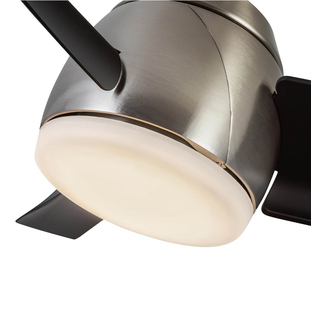 Kuzco CF91954-BN/MB Brushed Nickel,Matte Black Thalia 54-in Brushed Nickel/matte Black Led Ceiling Fan Image 5