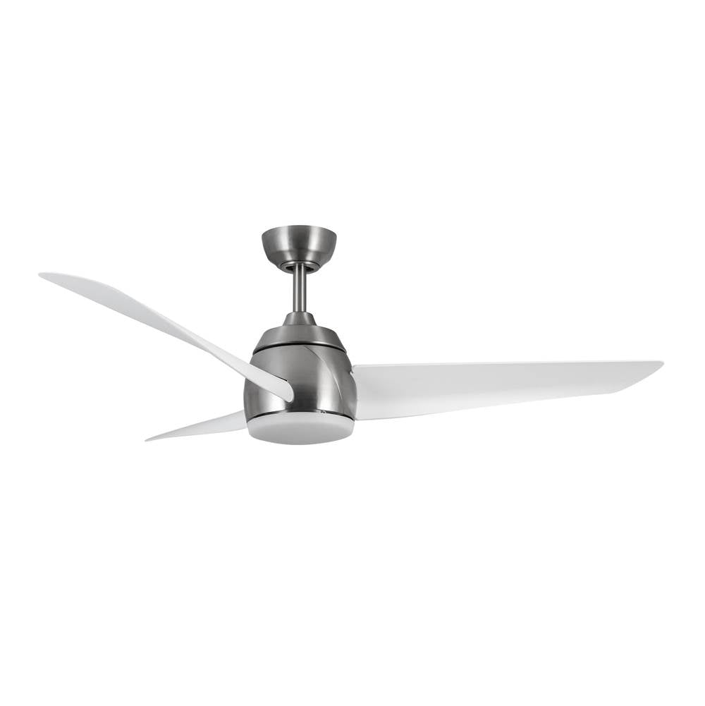 Kuzco CF91954-BN/WH Brushed Nickel,Matte White Thalia 54-in Brushed Nickel/matte White Led Ceiling Fan Image 8