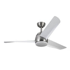 Kuzco CF91954-BN/WH Brushed Nickel,Matte White Thalia 54-in Brushed Nickel/matte White Led Ceiling Fan Image 6