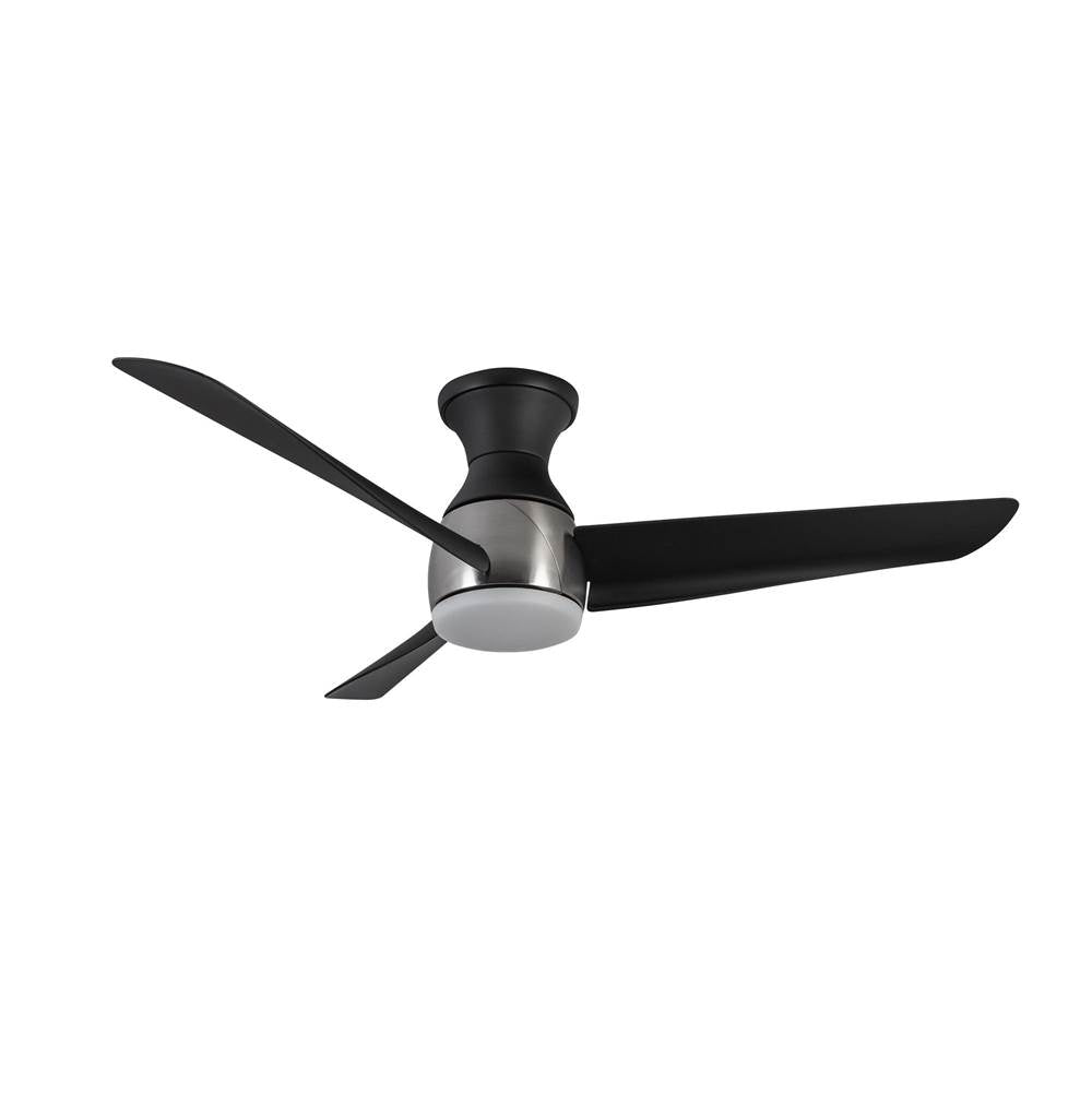 Kuzco Thalia 54-in Brushed Gold/matte Black Led Hugger Fan