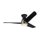 Kuzco HF91954-BN/MB Brushed Nickel,Matte Black Thalia 54-in Brushed Nickel/matte Black Led Hugger Fan Image 4