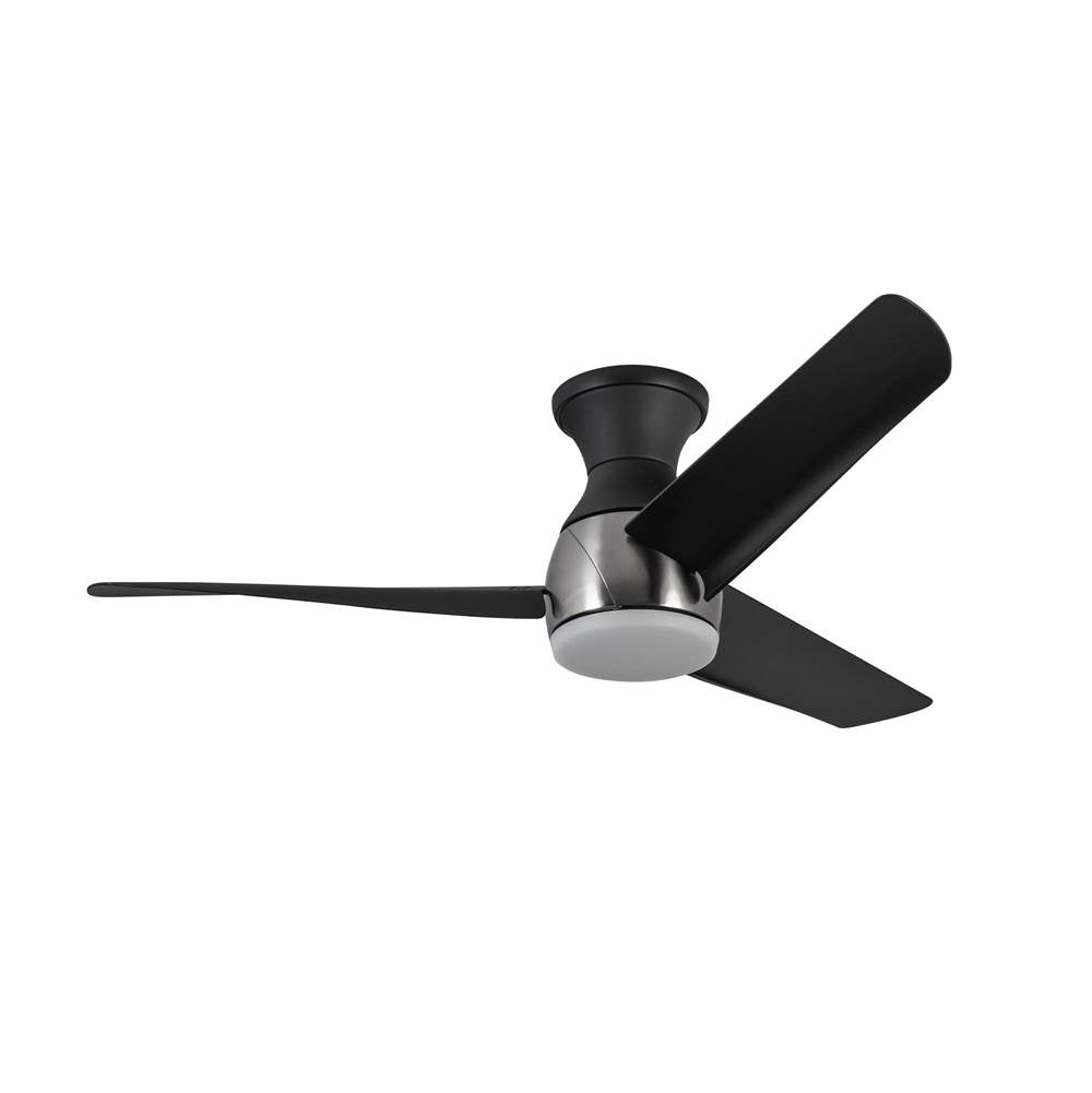 Kuzco HF91954-BN/MB Brushed Nickel,Matte Black Thalia 54-in Brushed Nickel/matte Black Led Hugger Fan Image 3