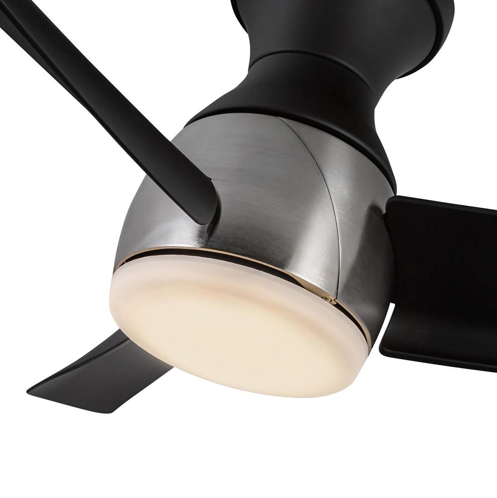 Kuzco HF91954-BN/MB Brushed Nickel,Matte Black Thalia 54-in Brushed Nickel/matte Black Led Hugger Fan Image 2