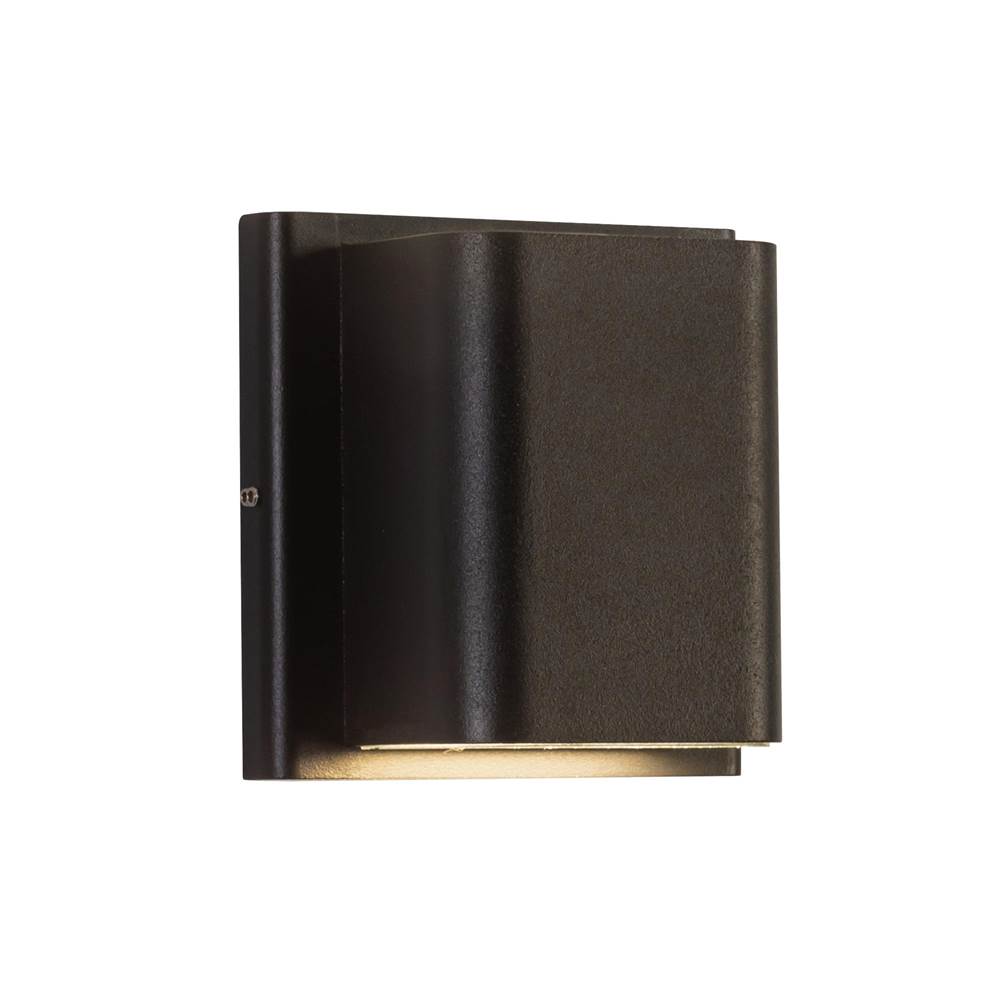 Kuzco Tolan 4-in Black Led All Terior Wall