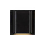 Kuzco AT48403-BK-UNV-3CCT Black Tolan 4-in Black Led All Terior Wall Image 4