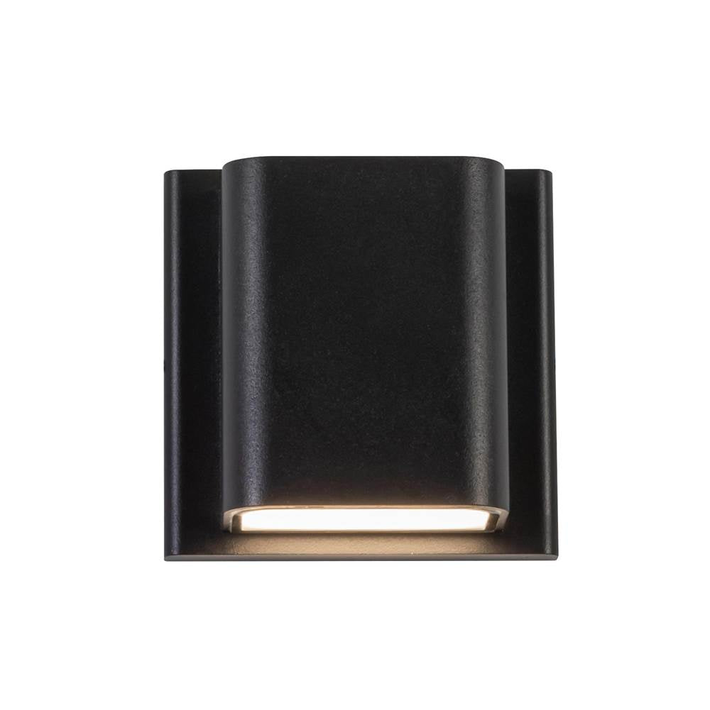 Kuzco AT48403-BK-UNV-3CCT Black Tolan 4-in Black Led All Terior Wall Image 3
