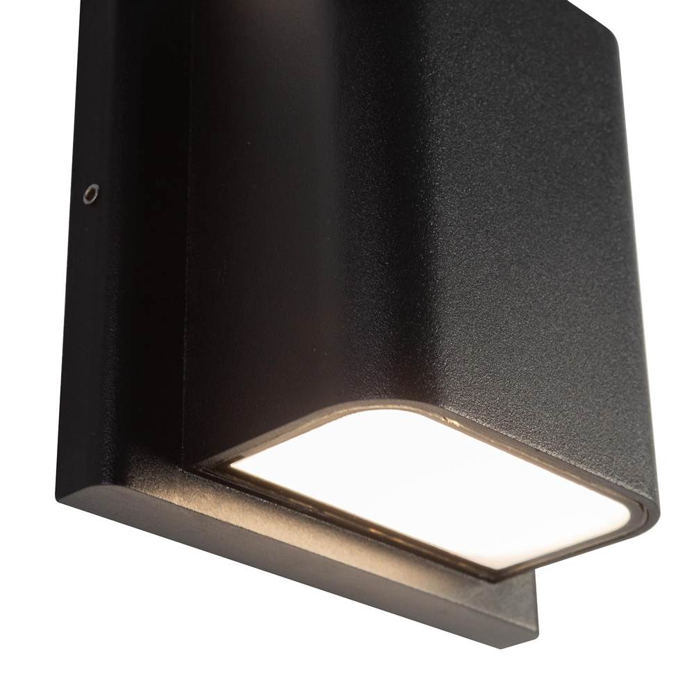 Kuzco AT48403-BK-UNV-3CCT Black Tolan 4-in Black Led All Terior Wall Image 2