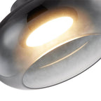 Kuzco SF62014-BK/SM Black,Smoked Trinity 14-in Black/smoked Led Semi Flush Mount Image 2