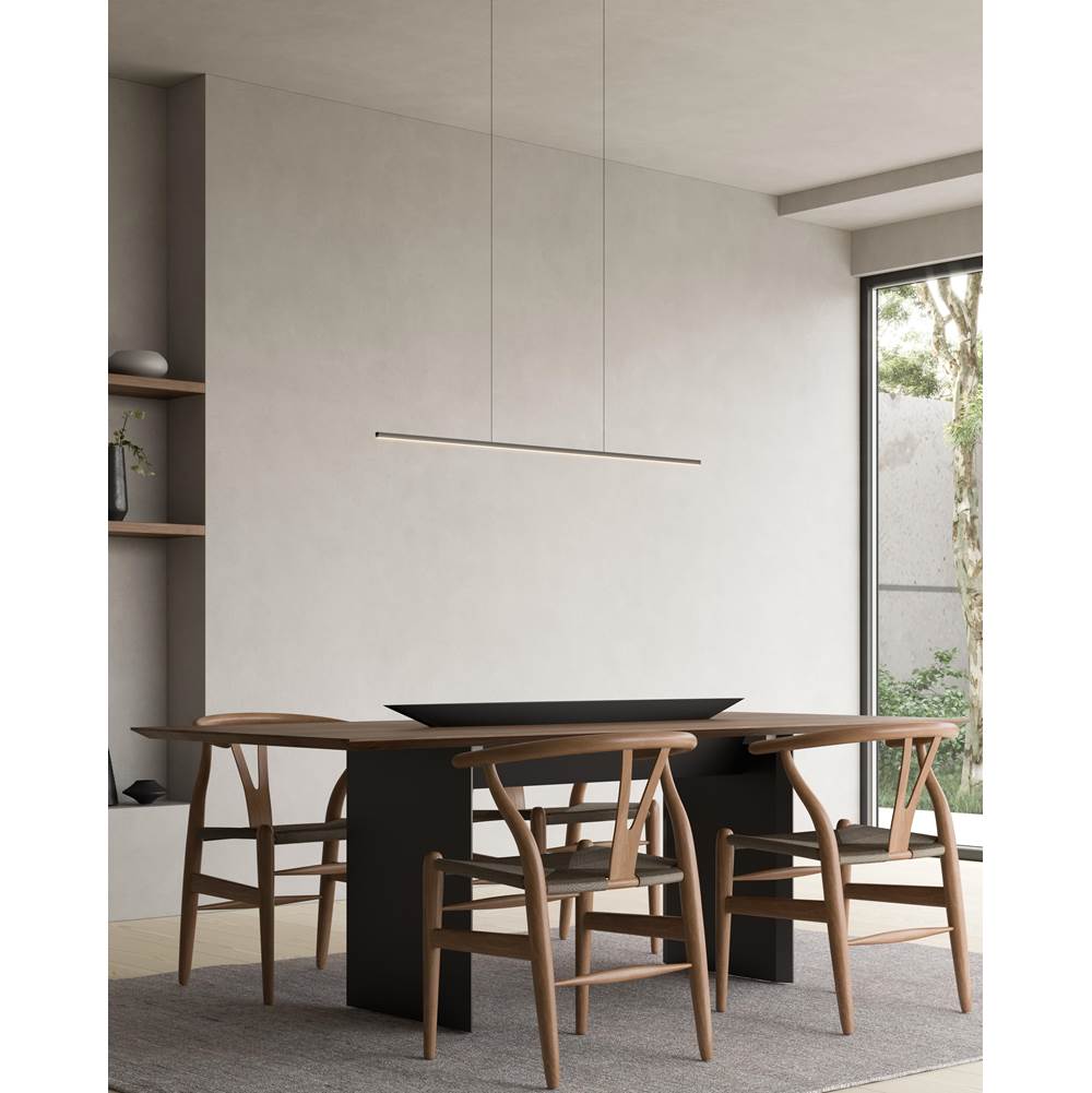 Kuzco LP18248-BK-UNV Black Vega Minor 48-in Black Led Linear Pendant Image 2